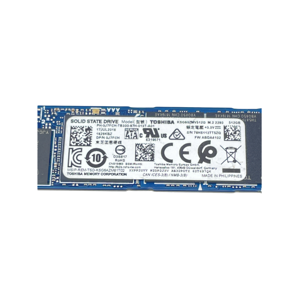 Toshiba KSG60ZMV512G M.2 2280 512GB SSD