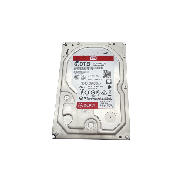 WD Red Pro WD6003FFBX 6TB 3,5 Zoll SATA III 7200RPM 256MB NAS HDD