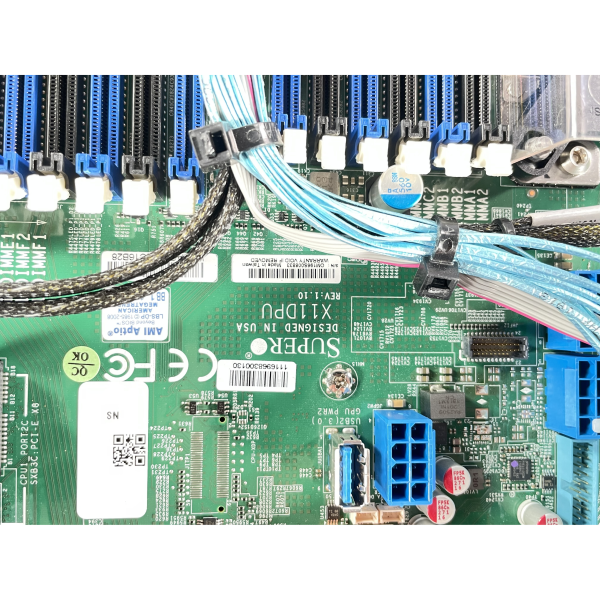Supermicro CSE-819U 1U Barebone X11DPU 4x3,5" 2x750W PSU