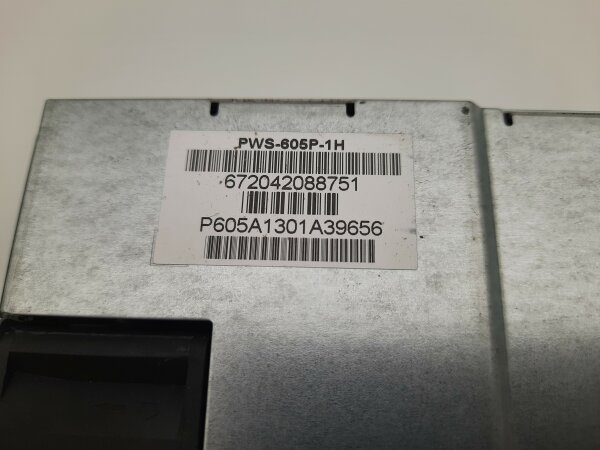 Supermicro Netzteil PWS-605P-1H 600 Watt 1U 80 Plus Platinum PSU