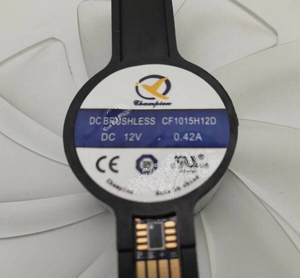 Nitro Sapphire Cooler CF1015H12D DC 12V 0,42 A AD587-3 transparent