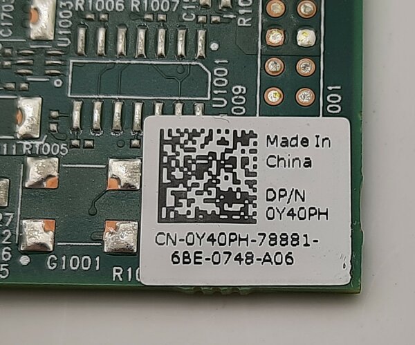 Dell Broadcom BCM957810A1006G Netzwerk Karte 2x 10GbE Port PCIe