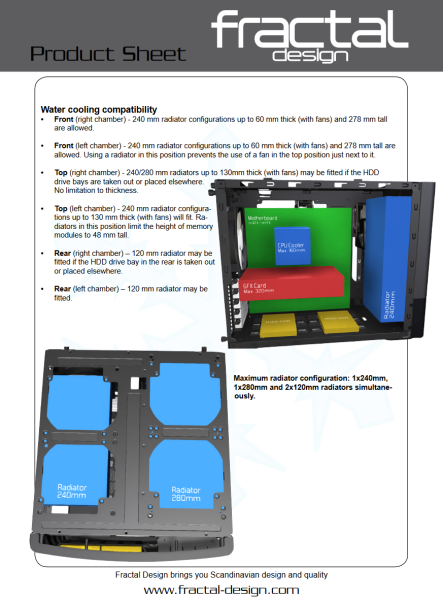 fractal design Node 804 Micro ATX computer case FD-CA-NODE-804-BL-W