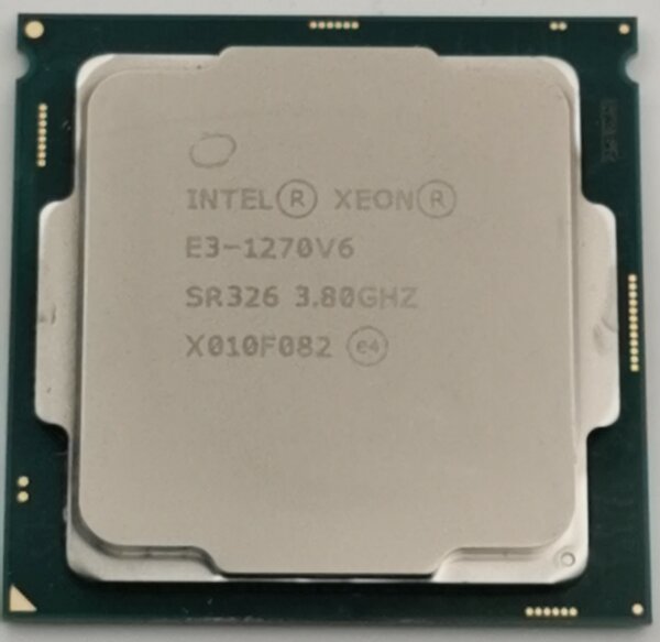 Intel Xeon E3-1270 V6 3.8GHz 4-Kerne 8-Threads LGA1151