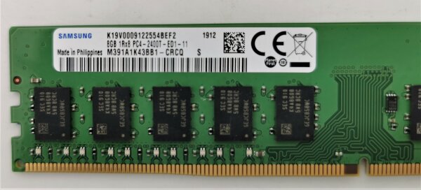 Samsung 8GB M391A1K43BB1-CRC DDR4 2400T ECC Ram