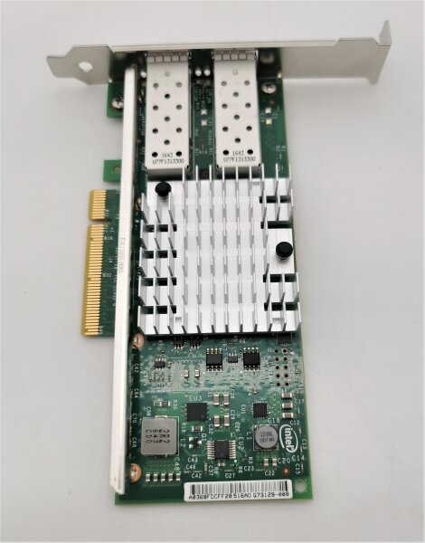 Intel X520-DA2 2x 10GbE SFP+ PCIe Dell DP/N 0XYT17 - Full Profile - Gebraucht