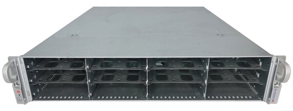 Supermicro CSE-826 2HE Chassis Servergehäuse - Ohne PSU, Caddys, Schienen - Used