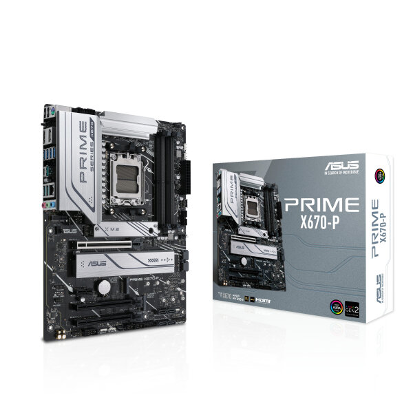 ASUS PRIME X670-P AMD X670 Socket AM5 ATX Mainboard - Gebraucht