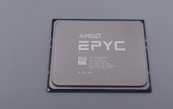 AMD Epyc 7252 CPU - 8 Core / 16 Threads SP3 3,1 GHz - EPYC 2nd Gen 7002 PCIe 4.0