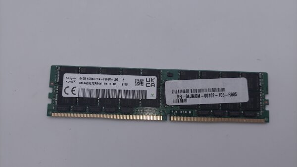 SK Hynix DDR4 64 GB PC4-2666V-LD2-12 HMAA8GL7CPR4N-VK TF AC