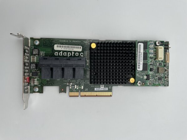 Adaptec ASR-71605 1GB 6G 16-Port Low Profile RAID Controller