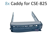 8x 3.5" LFF SAS SATA Hot Swap HDD Caddy Disk Tray...