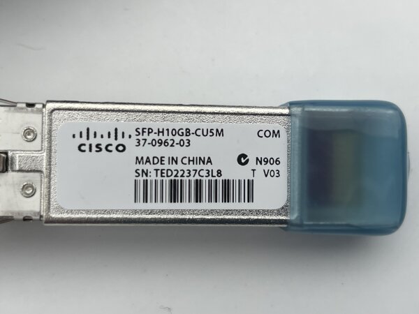 Cisco SFP-H10GB-CU5M SFP+ 5M 10Gbps DAC Twinax Cable