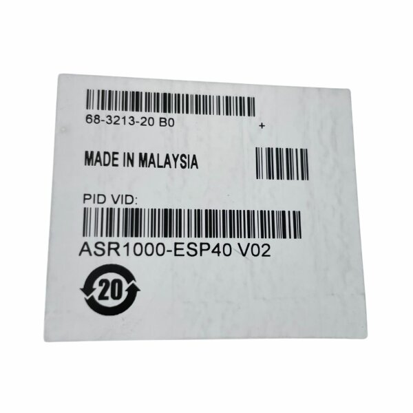 CISCO ASR1000-ESP40 V02 8GB RAM Embedded Services Processor, 40G - Gebraucht