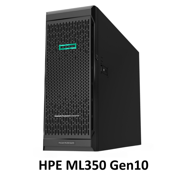 HPE ProLiant ML350 Gen10, 2x Xeon Silver 4210, 96GB DDR4, 20 Kerne, Gebraucht