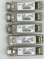 Cisco FET-10G SFP+ 10GbE Transceiver Modul, Multi-Mode, LC/PC Set - 20 Stück