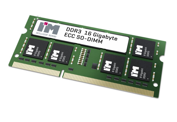 Intelligent Memory 16 GB ECC SO-DIMM DDR3-1600 PFCOUE-1600CB0-16G-A8R