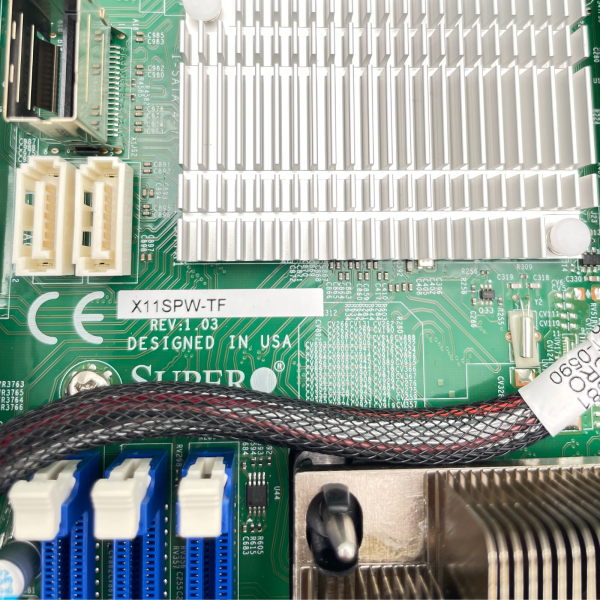 Supermicro CSE-116 BPN-SAS3-116A-N2 Rev. 1.11 2x PWS-706P-1R X11SPW-TF