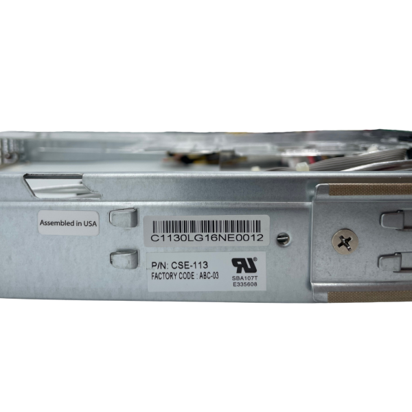 Supermicro CSE-113 1U Server Gehäuse 8x 2.5" SAS/SATA 2x 700W PSU SAS113TQ