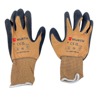 Würth Mechanikerhandschuh - Gummiert - Latex - Einzelpaar - Größe 9