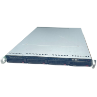 Supermicro CSE-815 1U Server 4x 3.5" Bays PWS-605P...