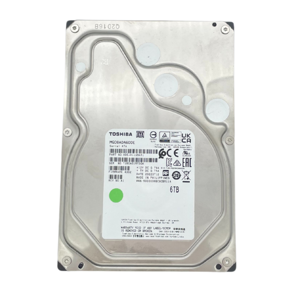 Toshiba MG08ADA600E 6TB 3.5" SATA Festplatte HDD Enterprise