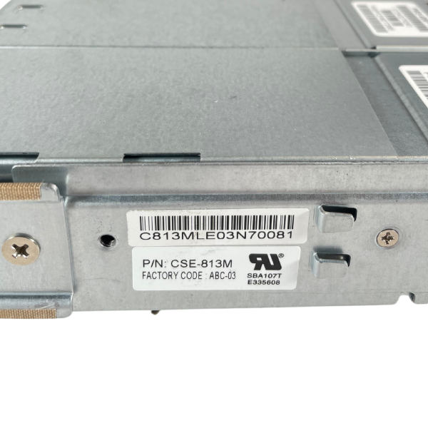 Supermicro CSE-813M 1U Server Chassis BPN-SAS815TQ 2x 400W PWS-406P-1R PSU