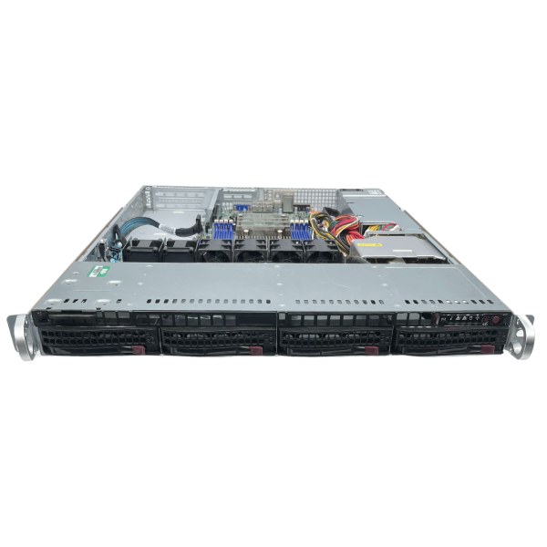 Supermicro CSE-815 1U H12SSW-iN AMD EPYC 7252 BPN-SAS3-815TQ PWS-605P-1H Server