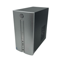 HP Pavilion 570-p0xx Desktop PC i5-7400 8GB RAM Nvidia GT 1050 500GB SSD Silber