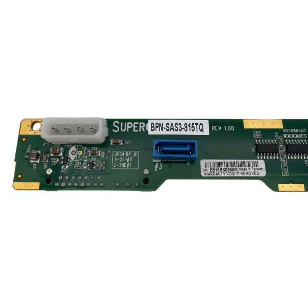 Supermicro BPN-SAS3-815TQ 1U 4x3,5" LFF SAS3/SATA3 SES-2 Backplane